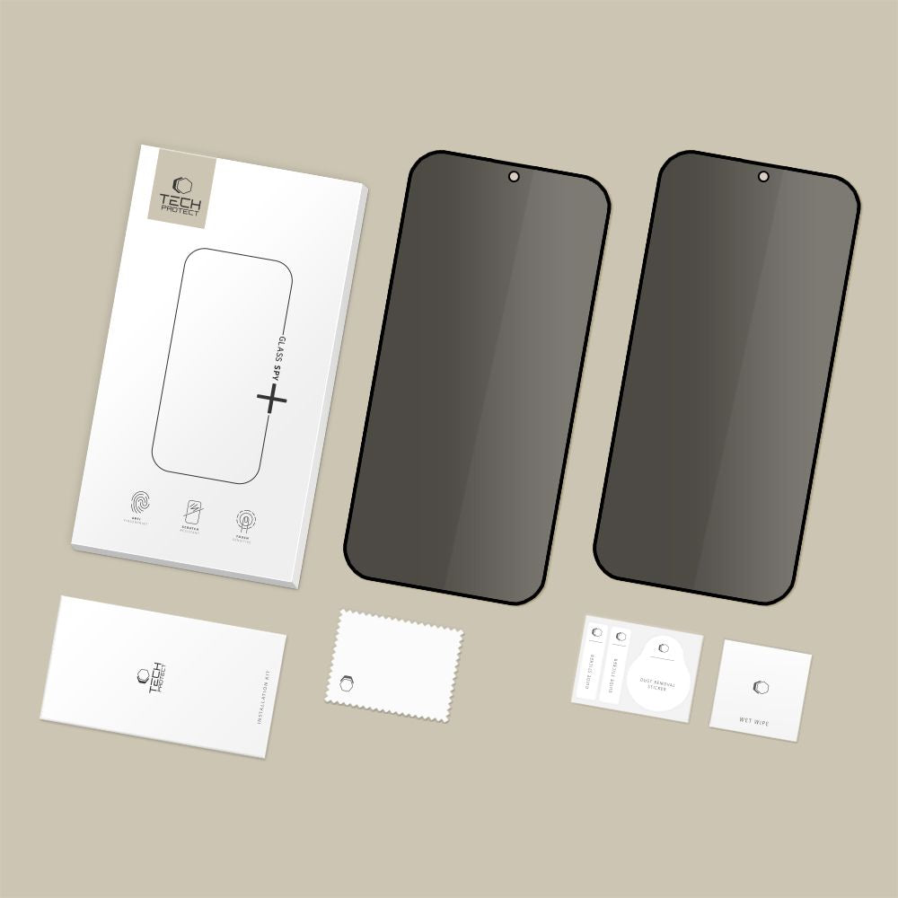 Tech-Protect Glass SPY+ 2-Pack Privacy Tempered Glass for Samsung Galaxy S26+_6