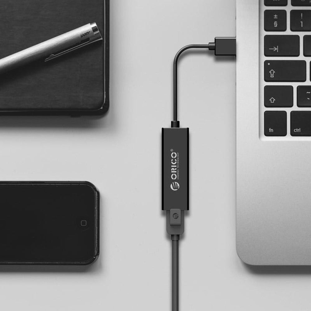 Orico UTJ-U3 1 Gigabit USB-A 3.0 External Network Card - Black_5
