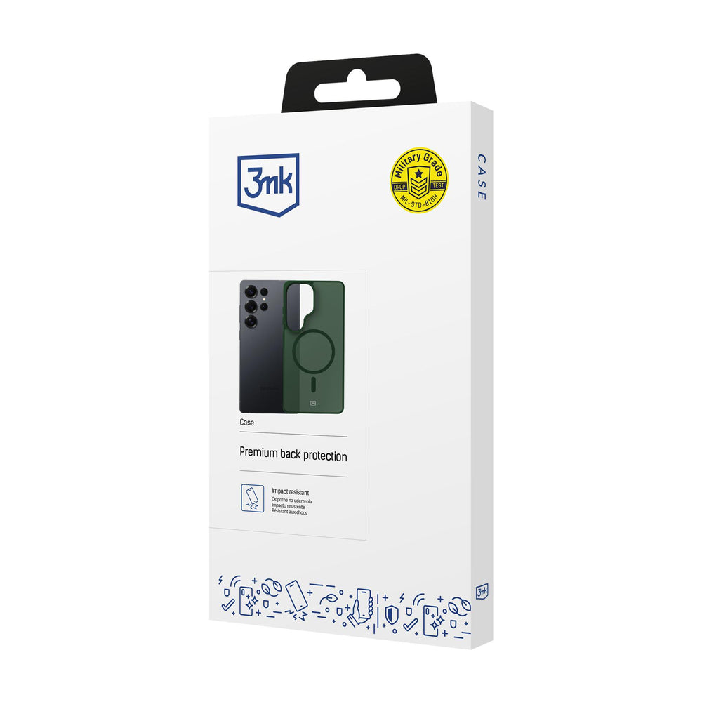 3mk Smoke MagCase for Samsung Galaxy S25 Ultra - Green-Translucent_14