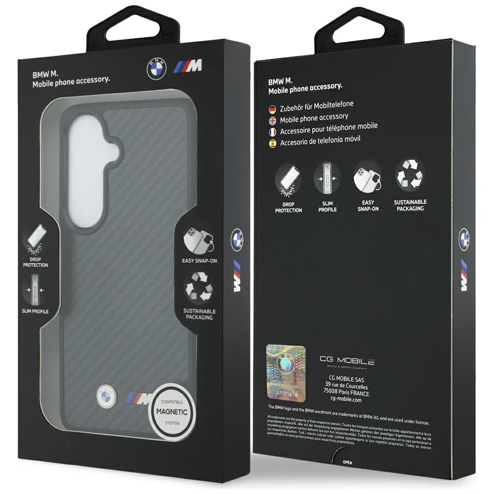 BMW M Kevlar Logo MagSafe Case for Samsung Galaxy S26 - Black_7