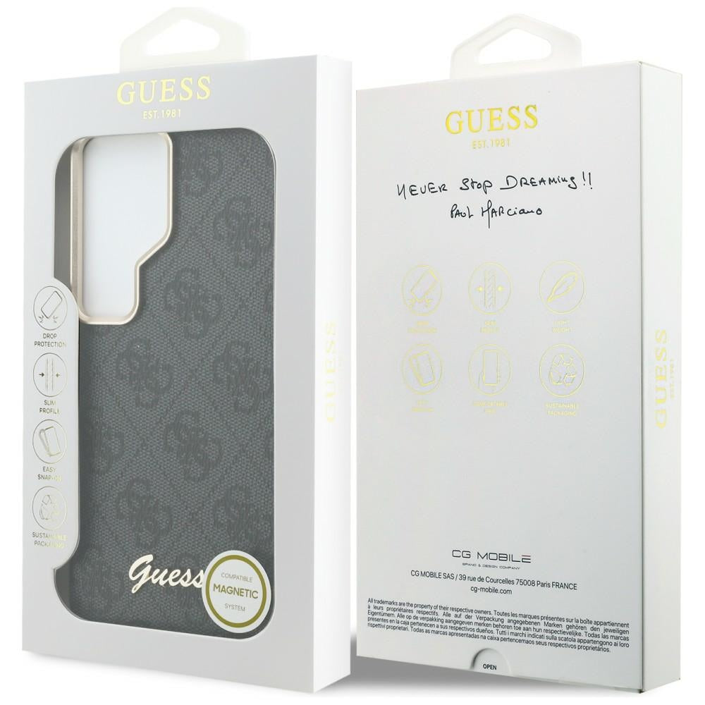 Guess 4G Script MagSafe case for Samsung Galaxy S26 Ultra - black_7