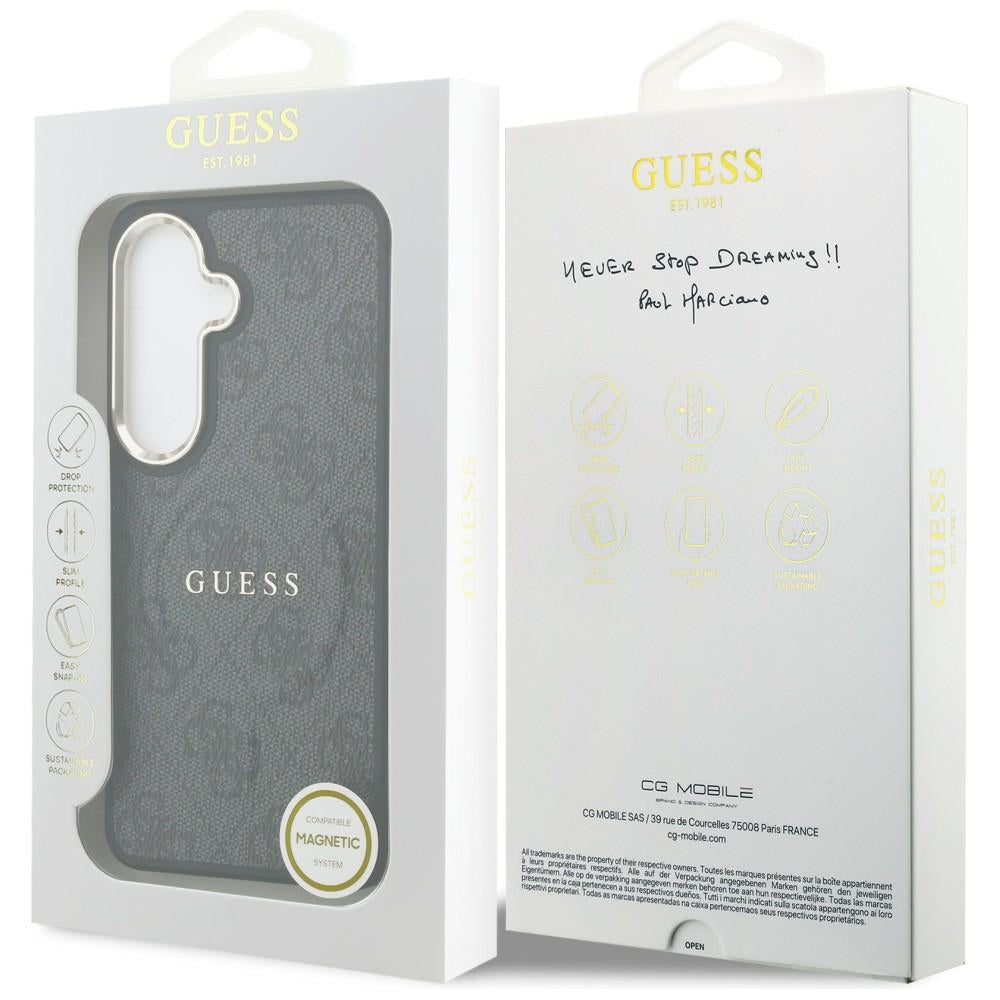 Etui Guess 4G Embossed Ring MagSafe na Samsung Galaxy S26+ - czarne_7