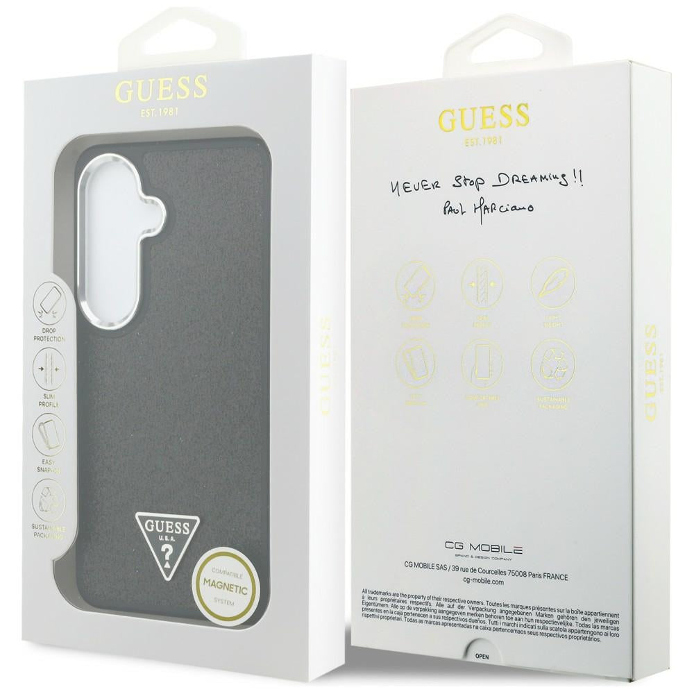 Etui Guess Fixed Glitter Triangle MagSafe na Samsung Galaxy S26 - czarne_7