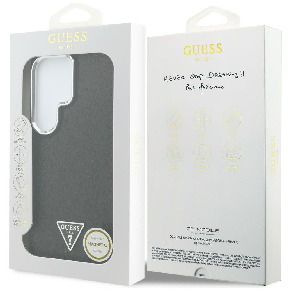 Etui Guess Fixed Glitter Triangle MagSafe na Samsung Galaxy S26 Ultra - czarne_7