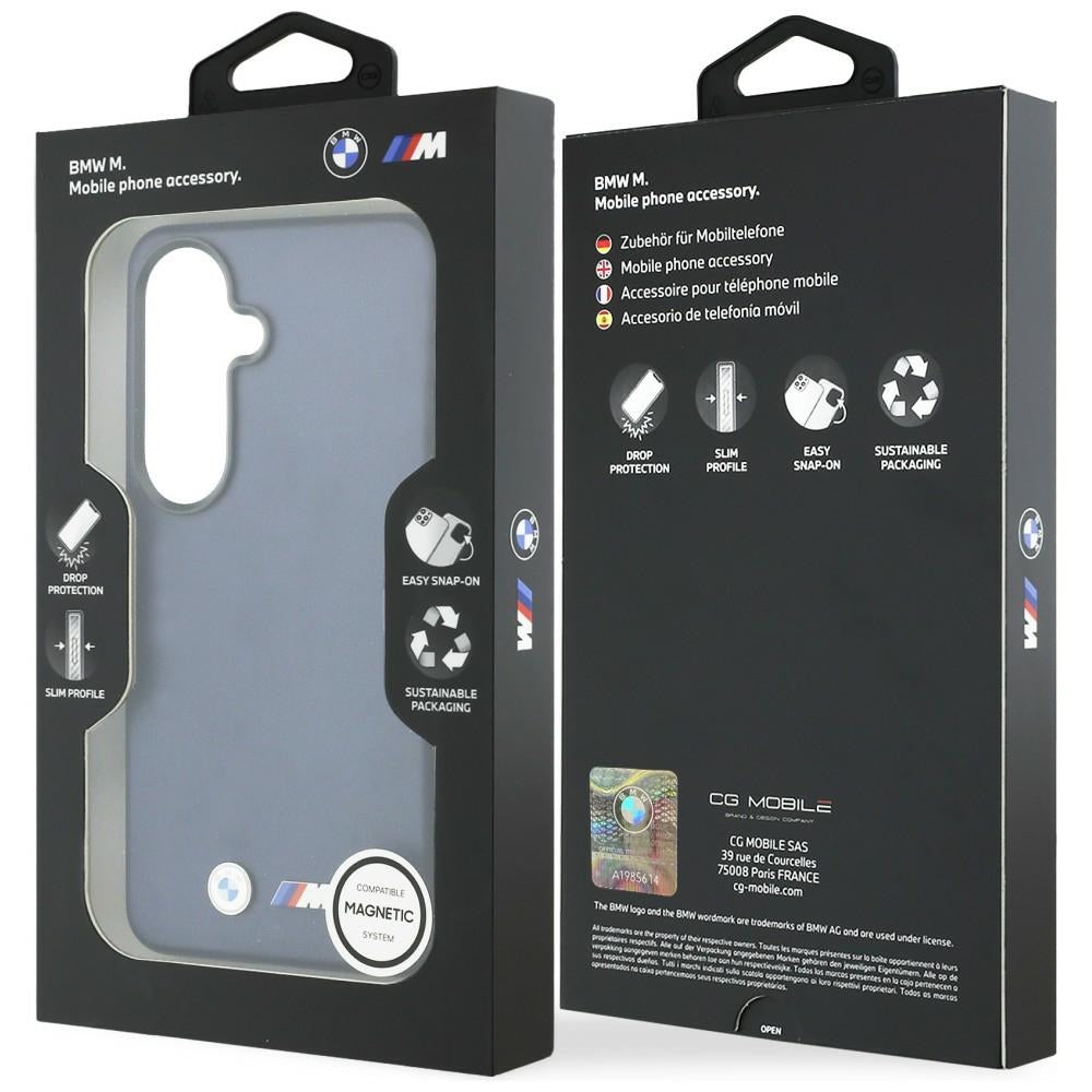 BMW M Metal Logo MagSafe Case for Samsung Galaxy S26 - Navy Blue_7