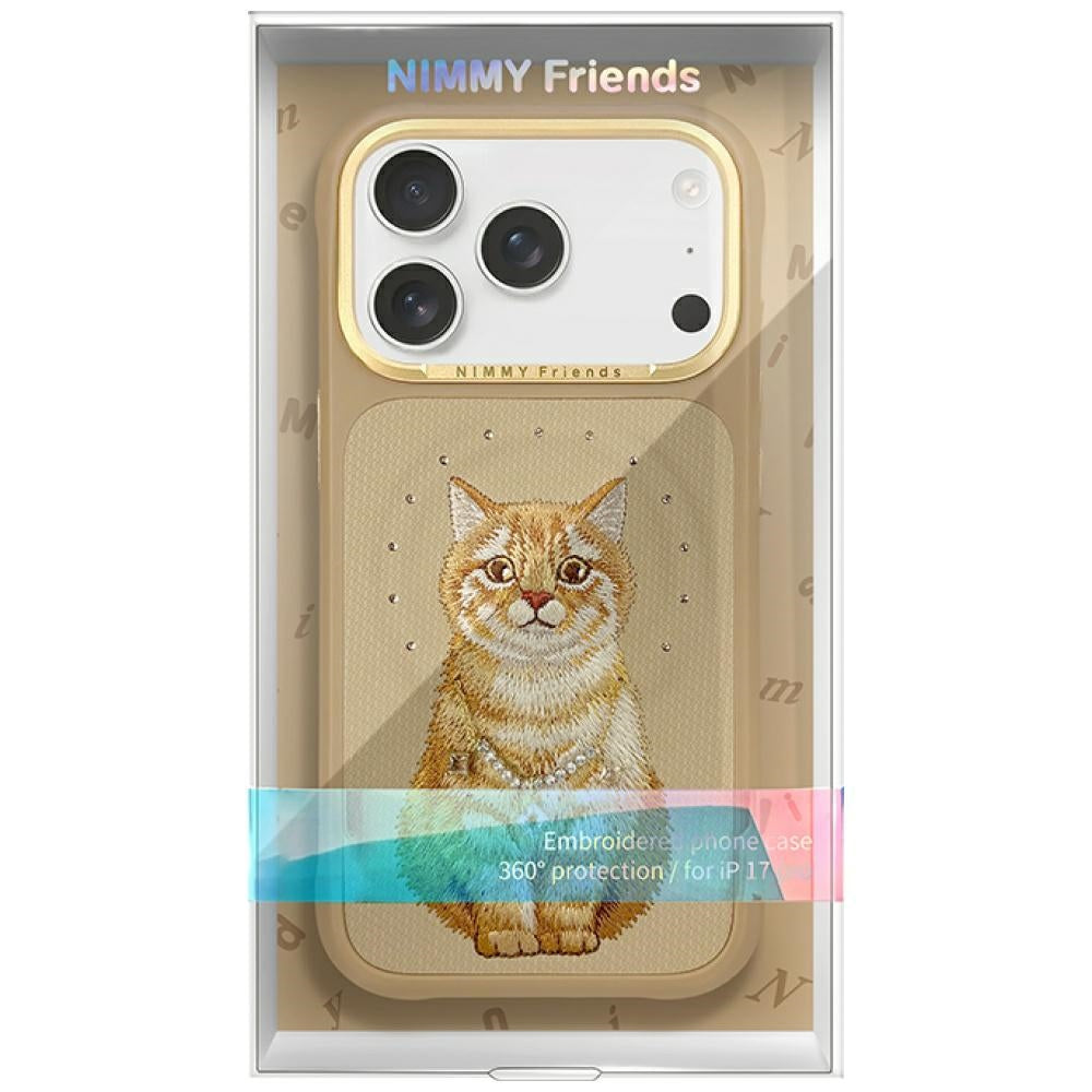 Nimmy Lucky Fashion Cat MagSafe case for iPhone 17 Pro - brown_7