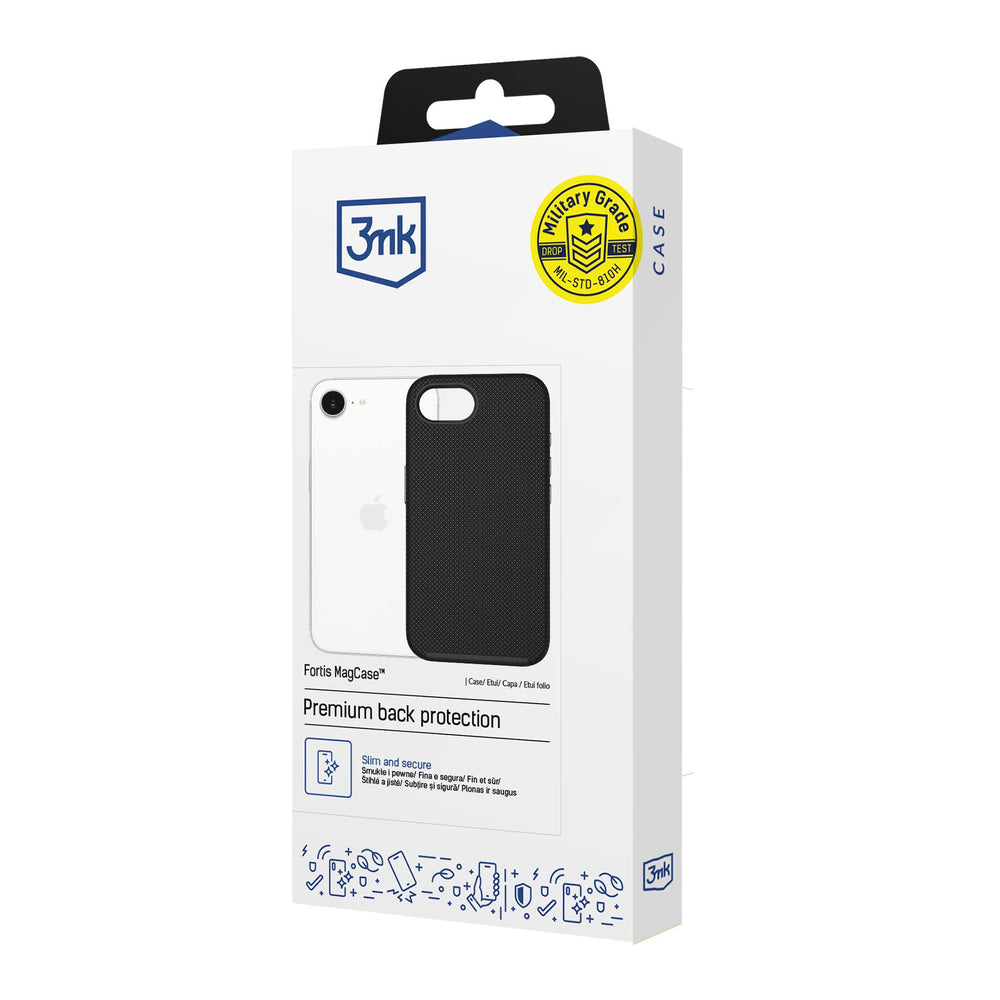 3mk Fortis MagCase for iPhone 16e / 17e - black_10