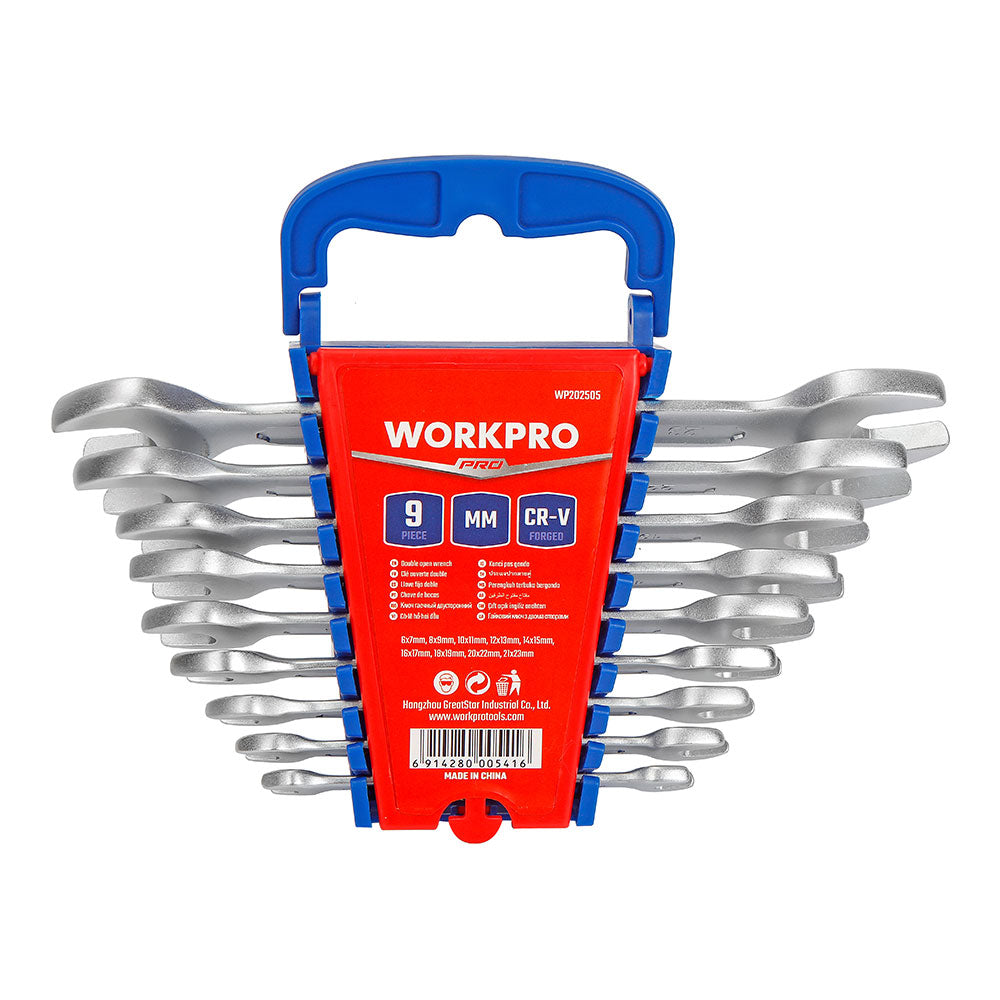 Chaves fixas, conjunto de 9 peças. workpro_0