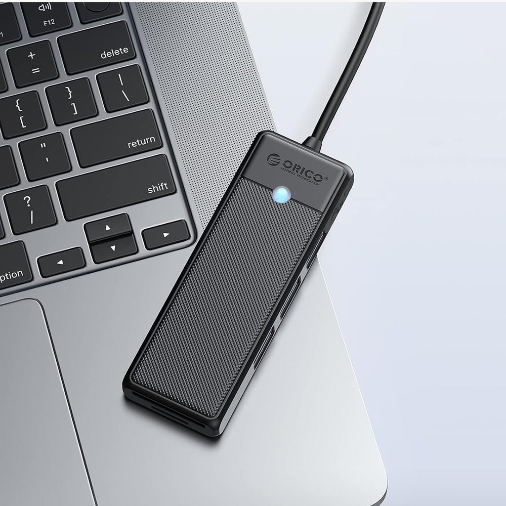 Orico PAPW3AT-U3 USB Hub 4-port 3x USB-A 3.0 with microSD/SD card reader 1.8 m - black_8