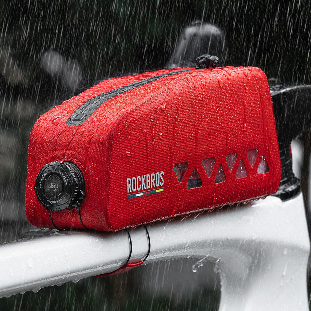 Rockbros ROAD TO SKY AS-142 Waterproof Frame Bag 1L - Red_2