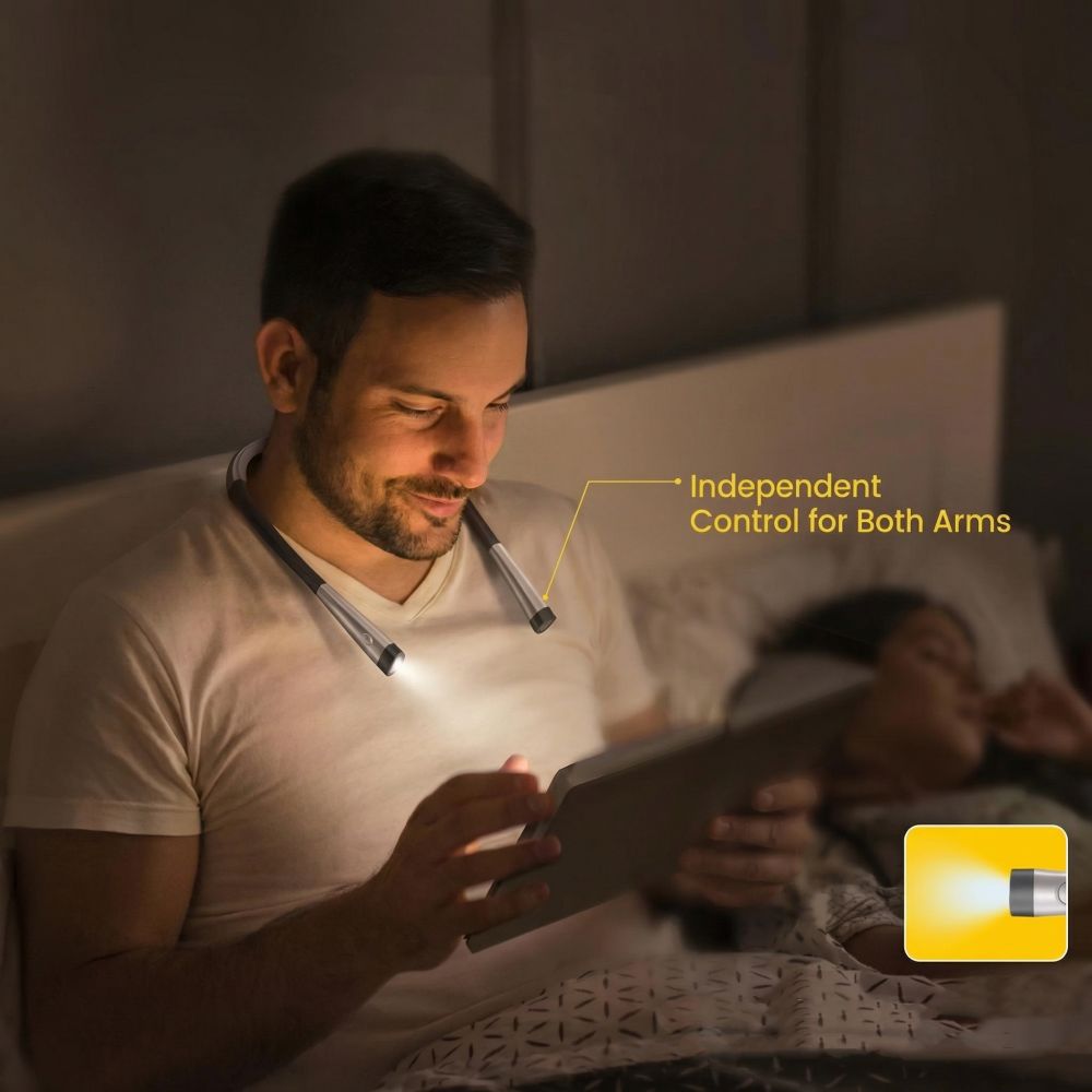 Tech-Protect LL200 Wireless Back Reading Lamp - Black_4