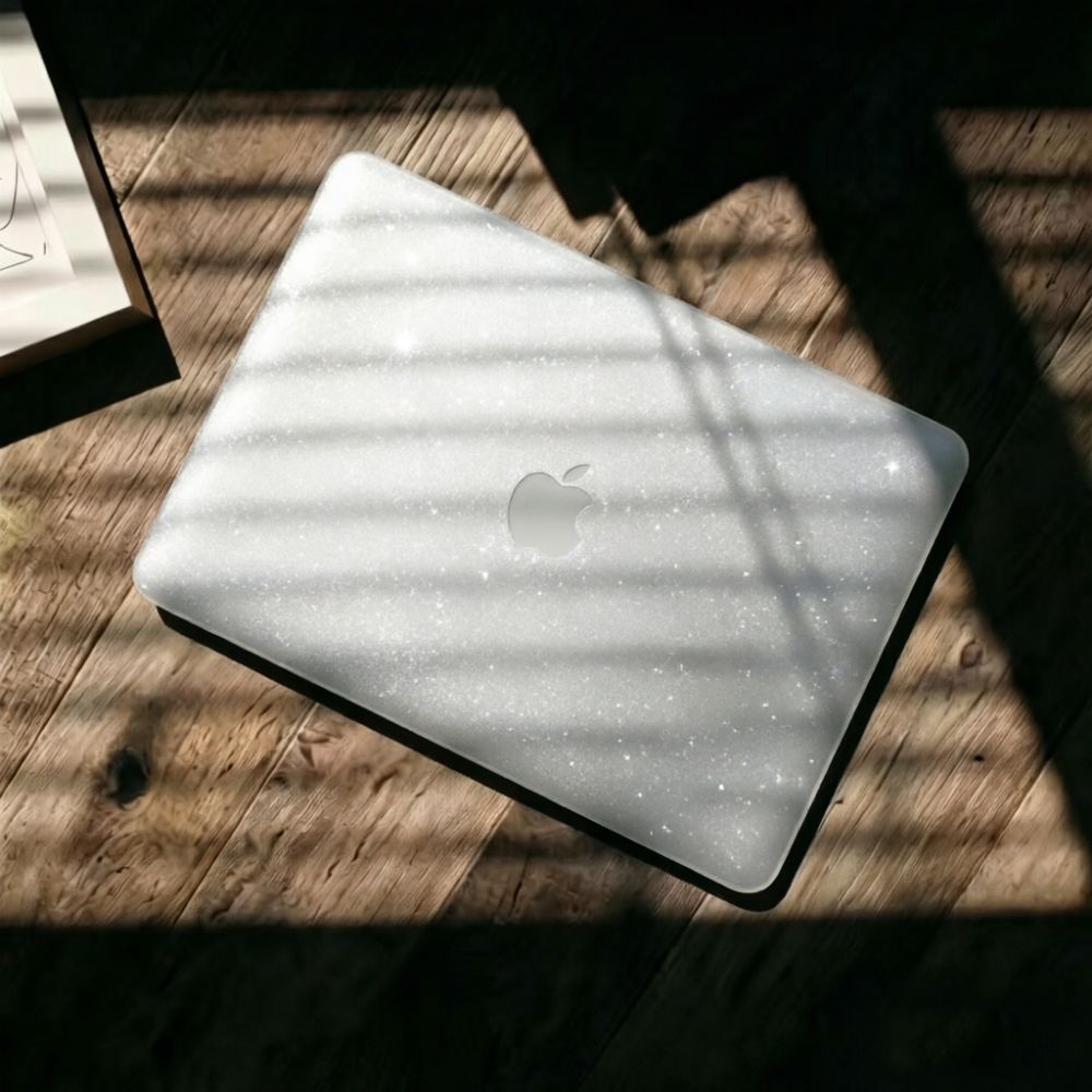 Tech-Protect SmartShell Case for MacBook Neo 13" 2026 - Clear-Glitter_6