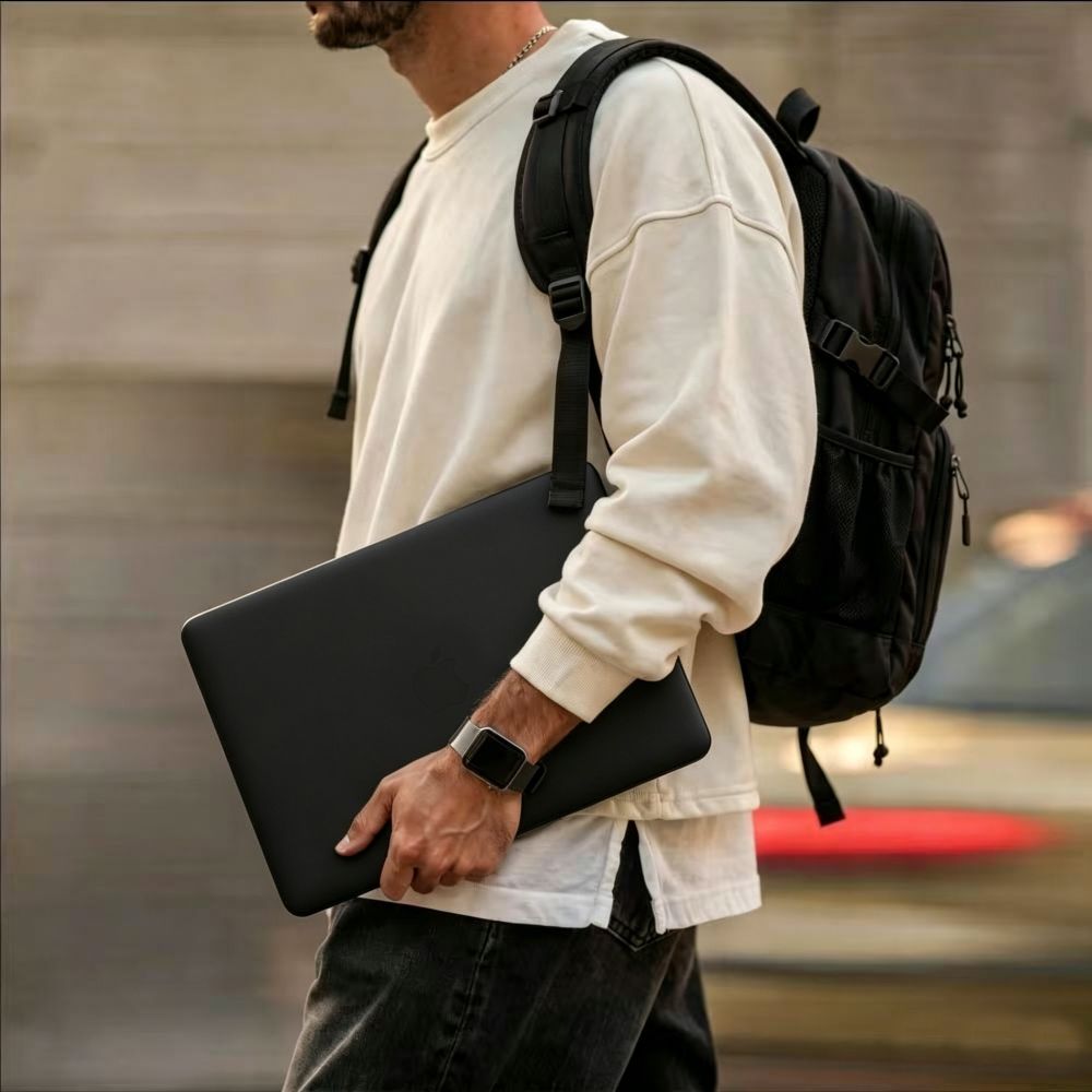 Tech-Protect Softshell case for MacBook Pro 14" 2021 / 2023 / 2024 / 2025 / 2026 - matte black_8
