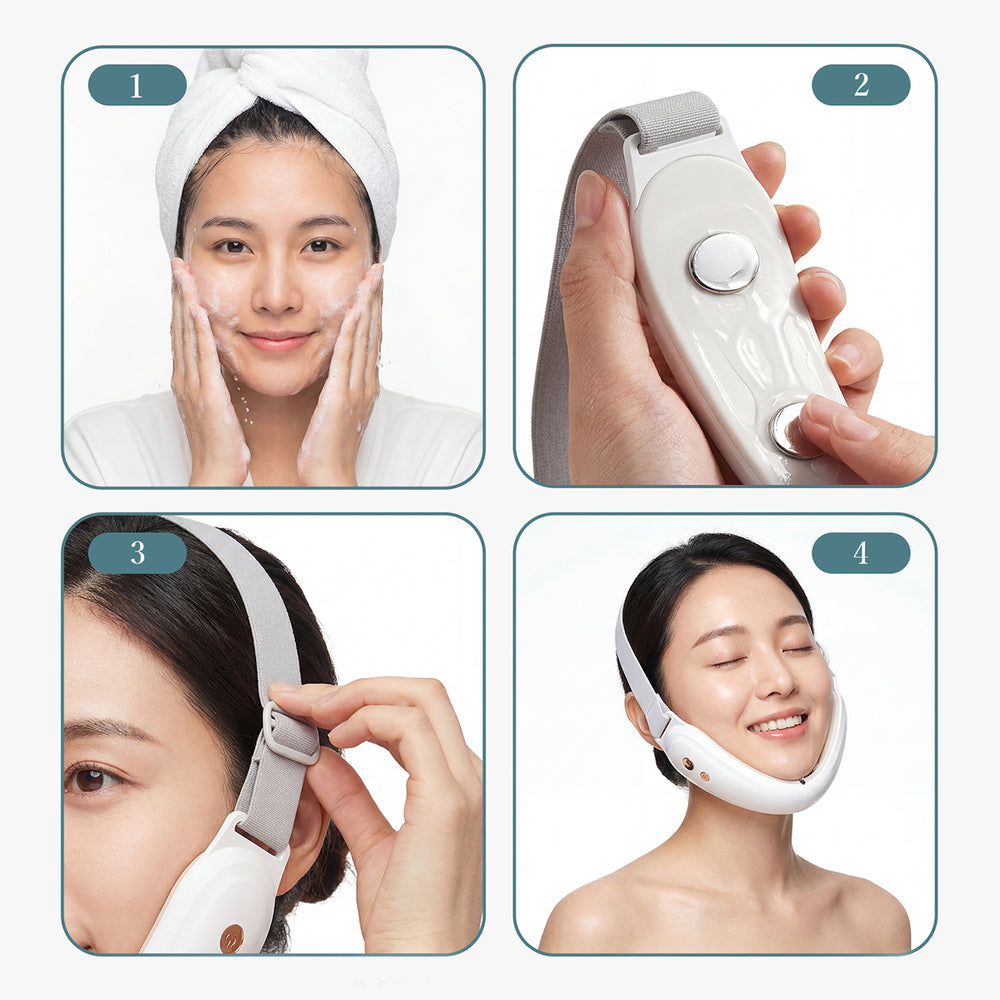 Belleskin by MAXGROOM M-170 EMS LED Face and Chin Massager - White_8