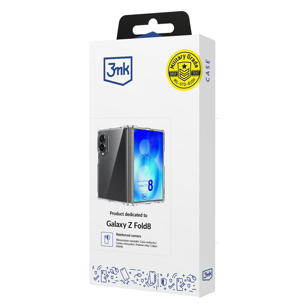 3mk Armor Case for Samsung Galaxy Z Fold 8 Wide - Transparent_6