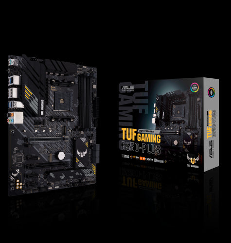 PLACA ASUS TUF GAMING B550-PLUS WIFI II,AMD,AM4,B550,4DDR4,128GB,DP,GBLAN2.5GHZ+WIFI6+BT5.1,6SATA3+2XM.2,8USB3.2,ATX_3