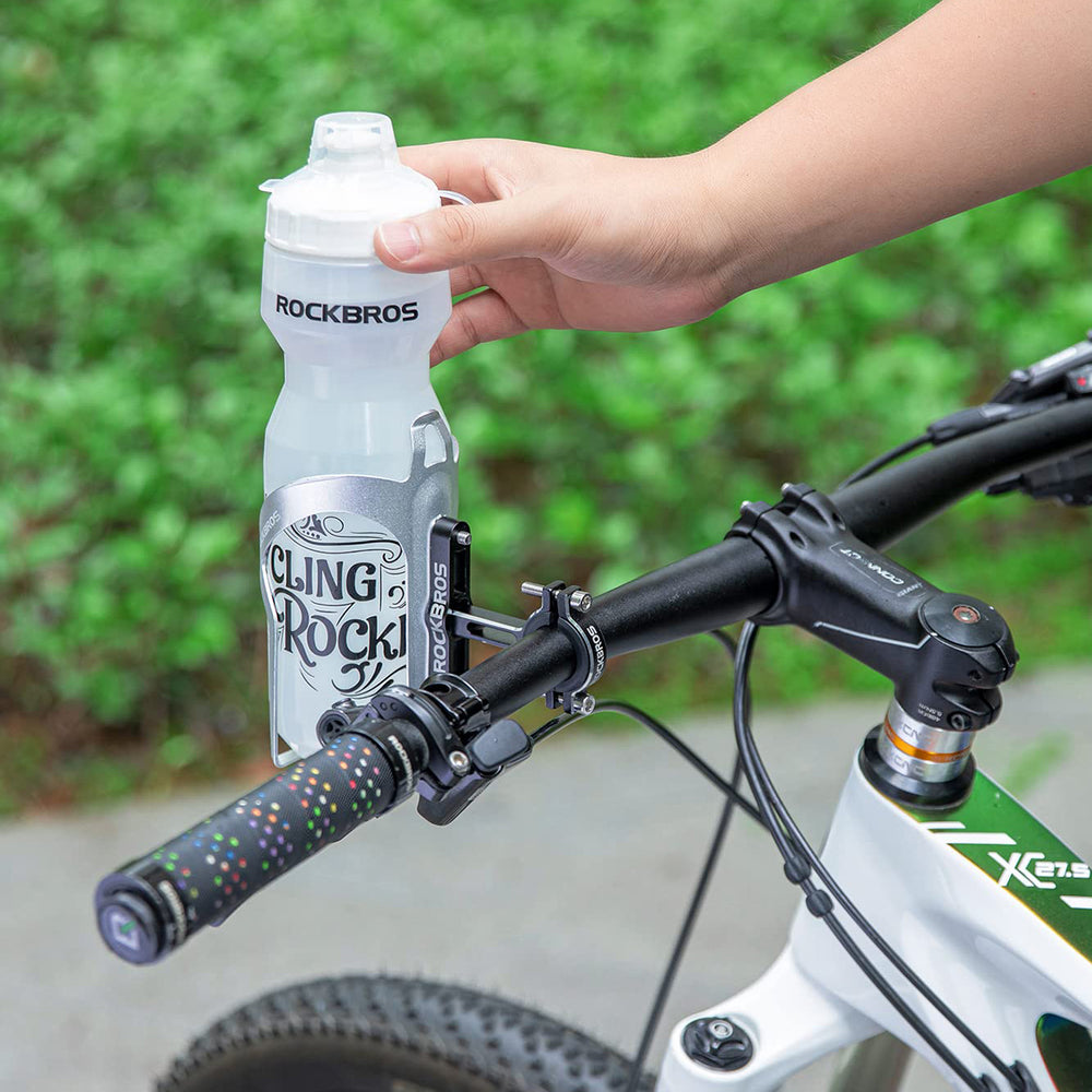 Rockbros KS-416 Adjustable Aluminum Bottle Cage Adapter - Black_4