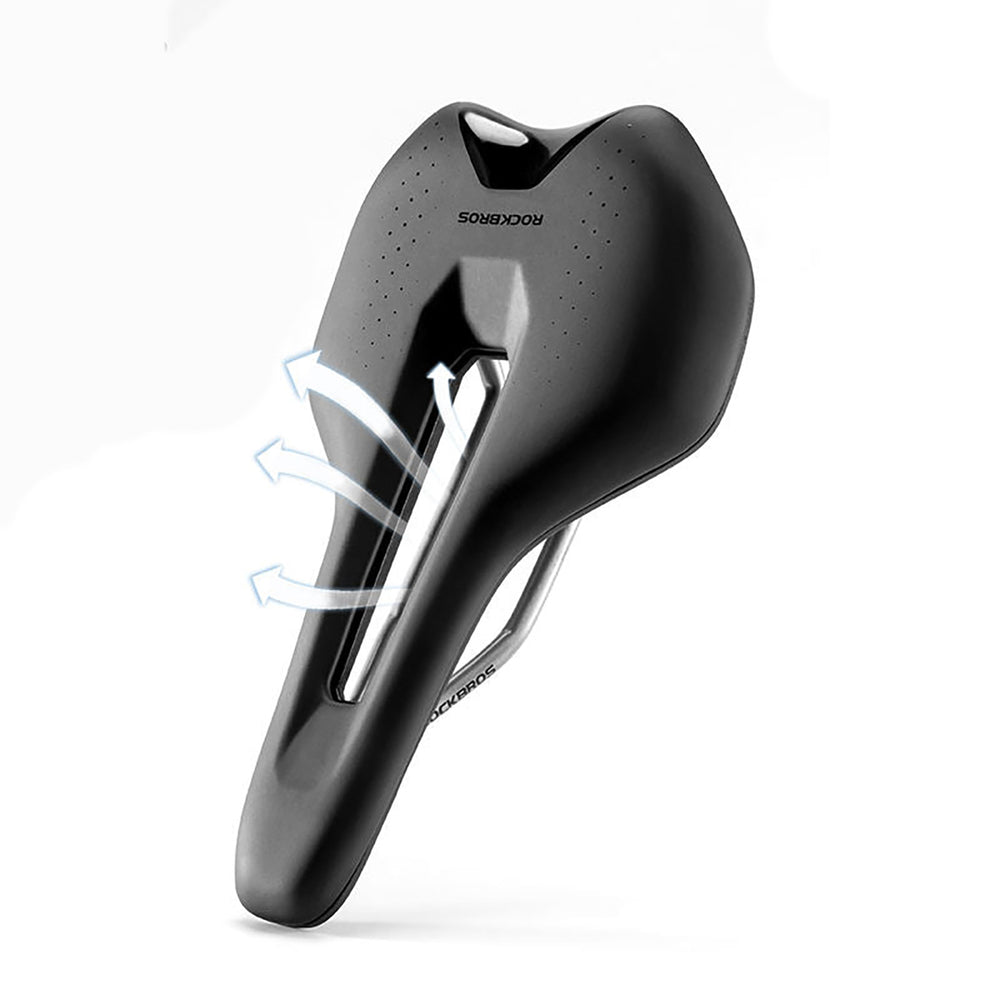Rockbros RK145 Men's Sports Bicycle Saddle - Black_3