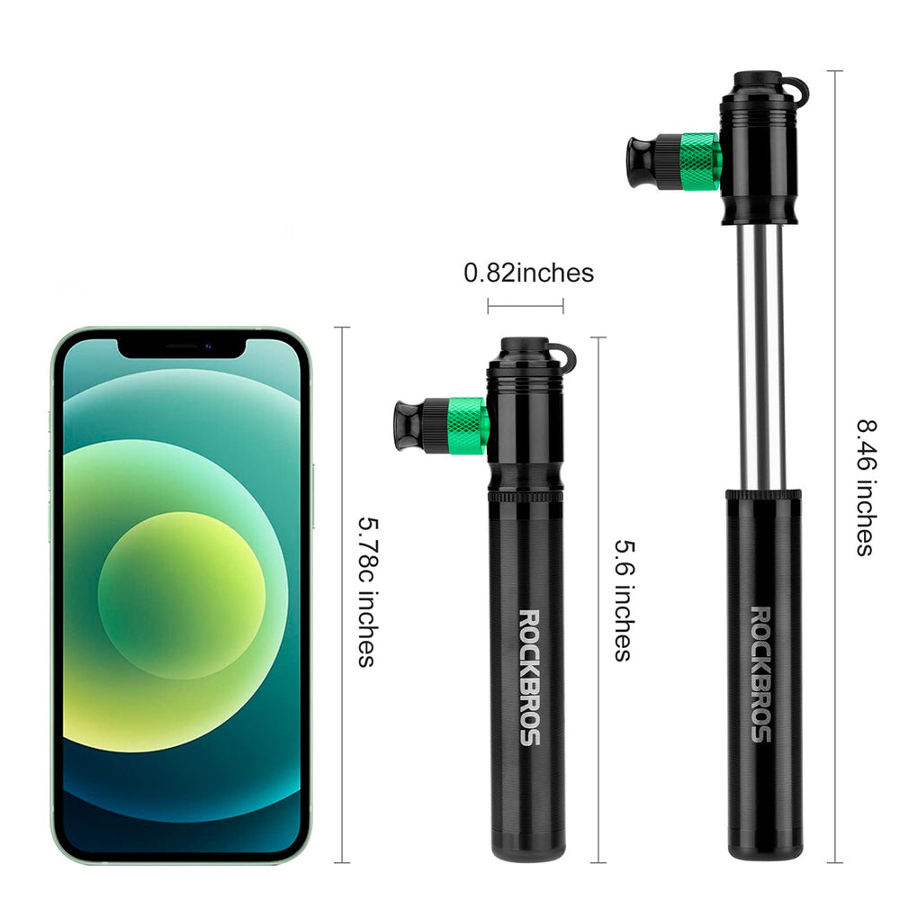 Rockbros HQ-75D-CO2 Manual/Aluminum CO2 Pump - Black_6