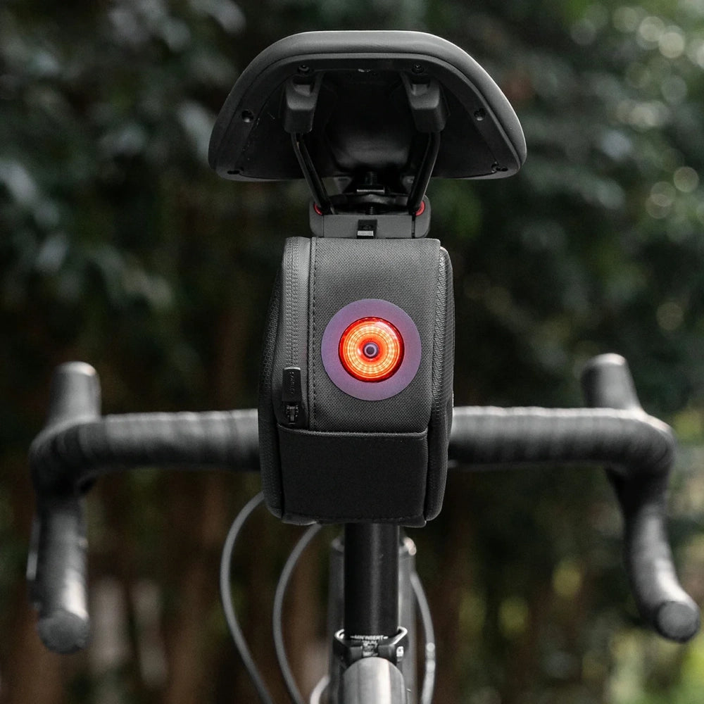 Rockbros C61 Bike Saddle Bag with Smart Rear Light 0.45L - Black_9