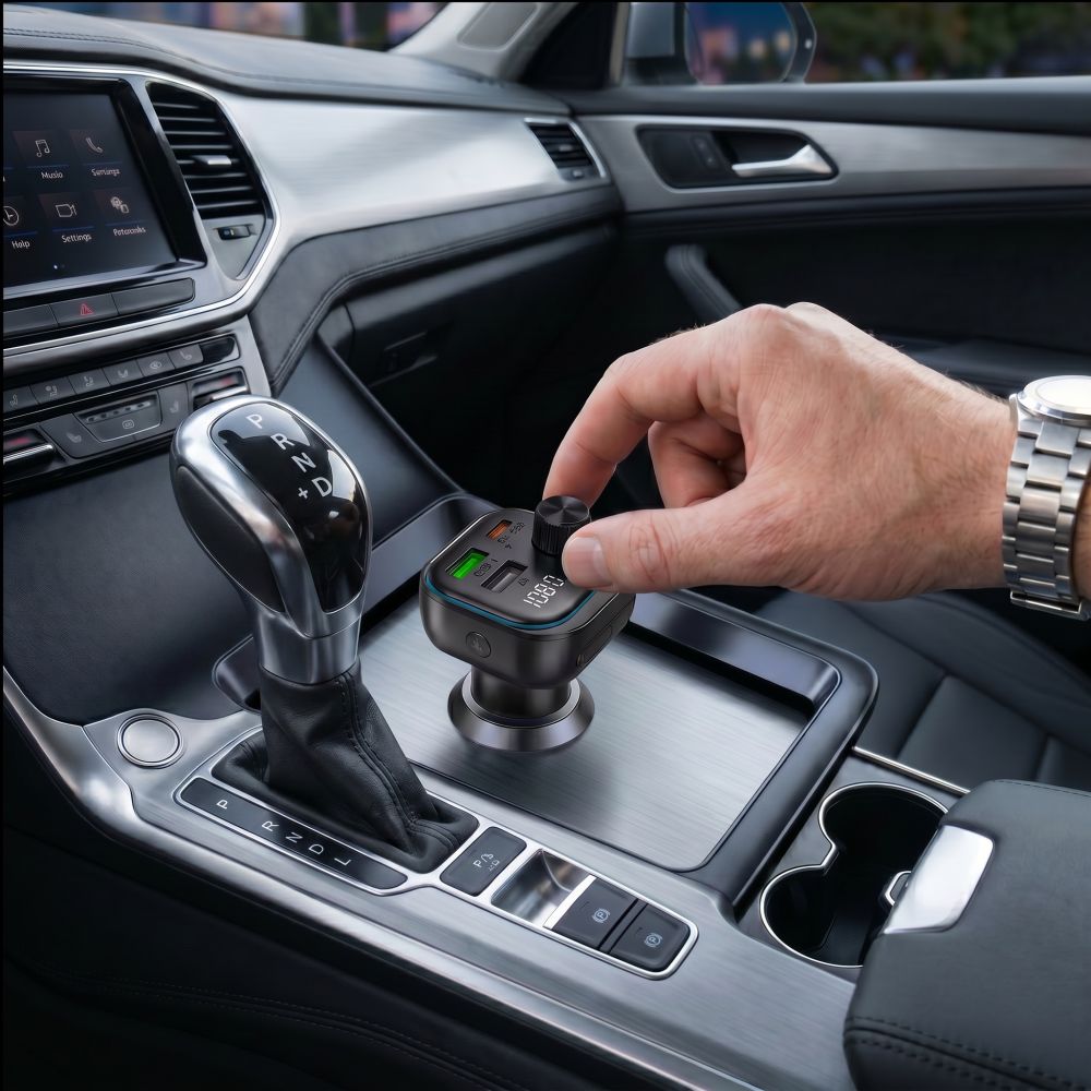 Tech-Protect CC07 3-Port PD 54W Car Charger + Bluetooth FM Transmitter - Black_7