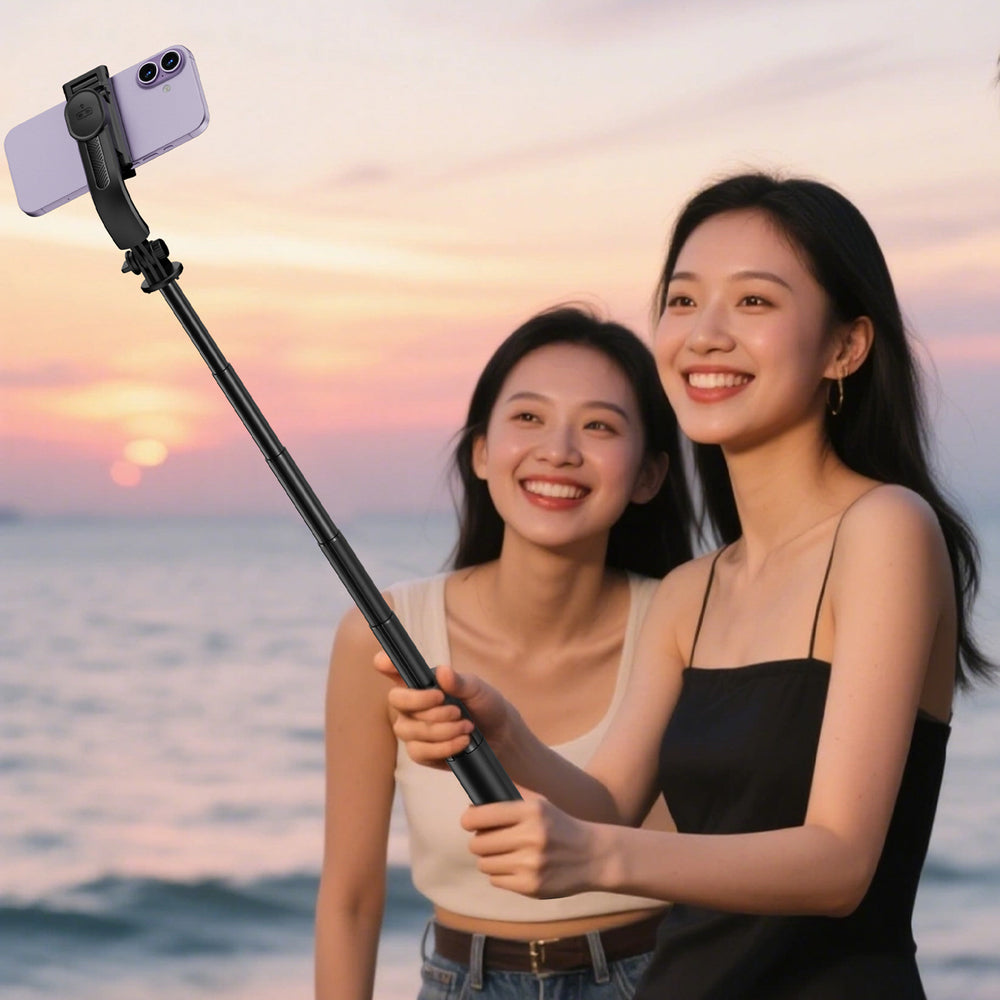 Acefast E42 Selfie Stick with Auto Tripod and Bluetooth Remote Control 1.05m - Black_10