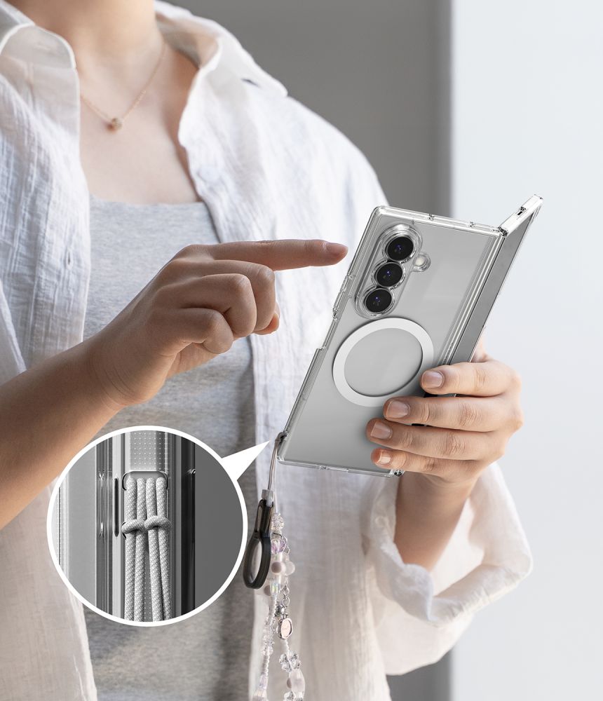 Ringke Fusion Magnetic Magsafe Case for Samsung Galaxy Z Fold 8 Ultra - Clear_7