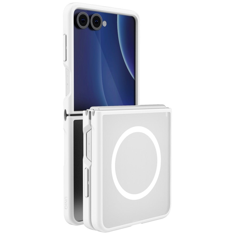 Uniq Veren AF Magclick Charging Case for Samsung Galaxy Z Flip 8 - White_0