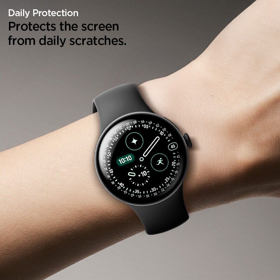 Spigen Elite Shield EZ Fit 2-Pack hydrogel foil for Google Pixel Watch 41 mm_9