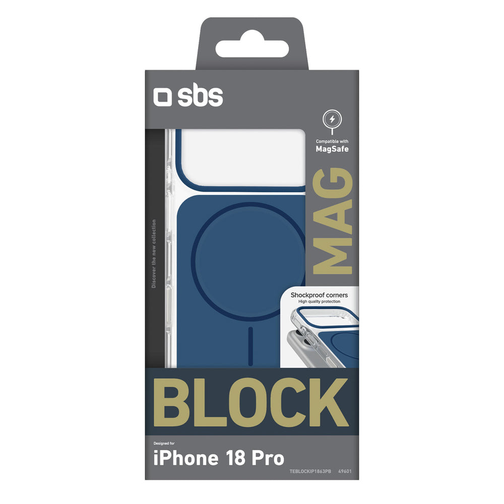 SBS Block Case for iPhone 18 Pro, MagSafe Compatible - Blue_1
