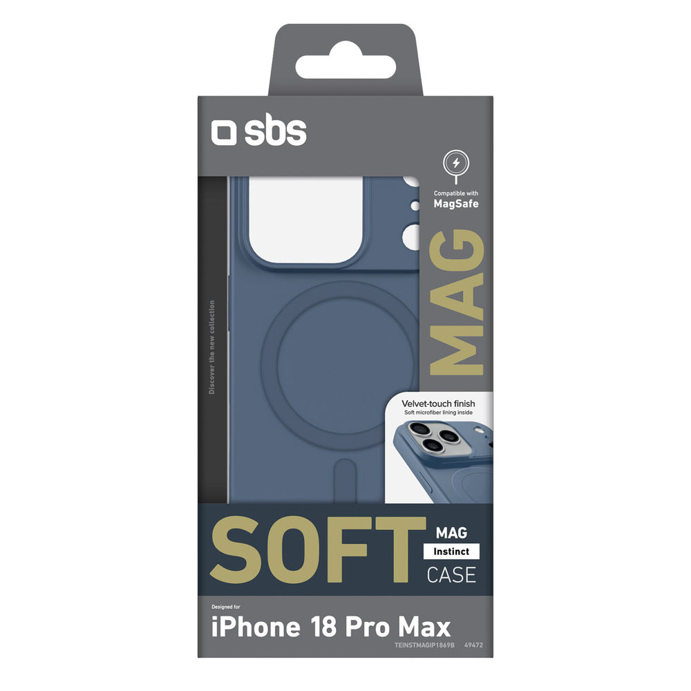 SBS Instinct Mag Case for iPhone 18 Pro Max / 17 Pro Max Compatible with MagSafe - Blue_1