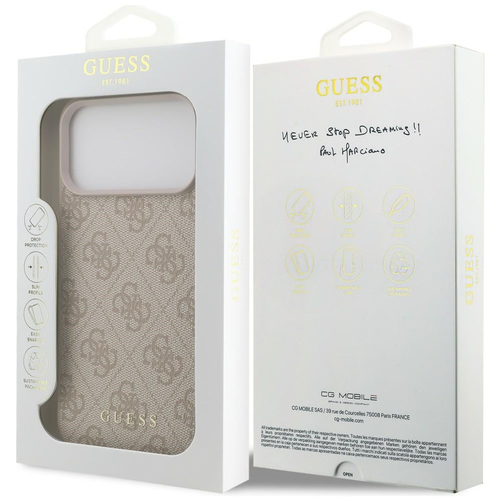Guess 4G Classic Case for iPhone 17 Pro Max / 18 Pro Max - Pink_7