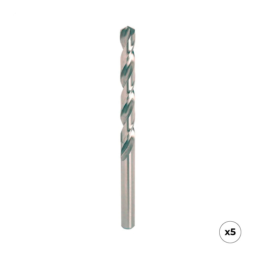 Broca hss4341 para metal, retificada, 5 unidades, ø2,00 x 49,00 mm_0