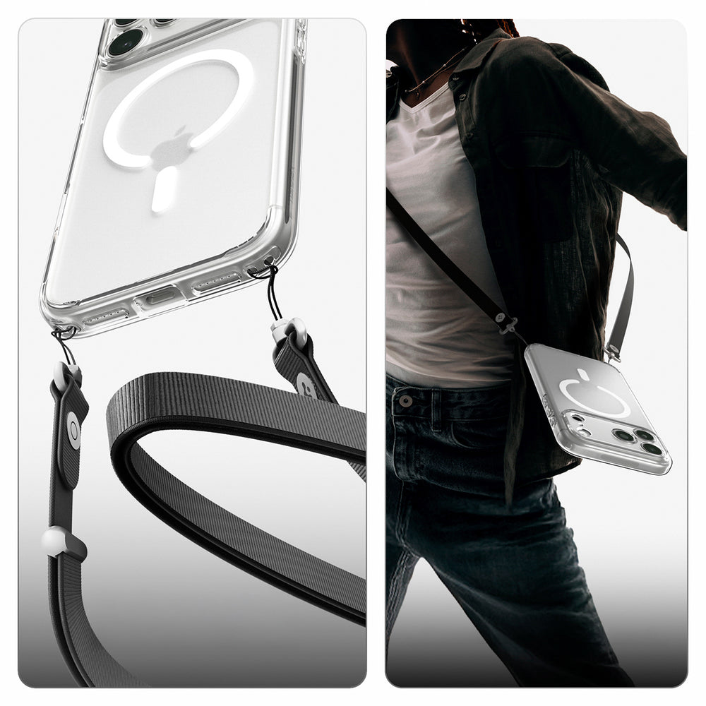 Hard Case Spigen Ultra Hybrid com MagSafe / Frost White / ACS12161_19