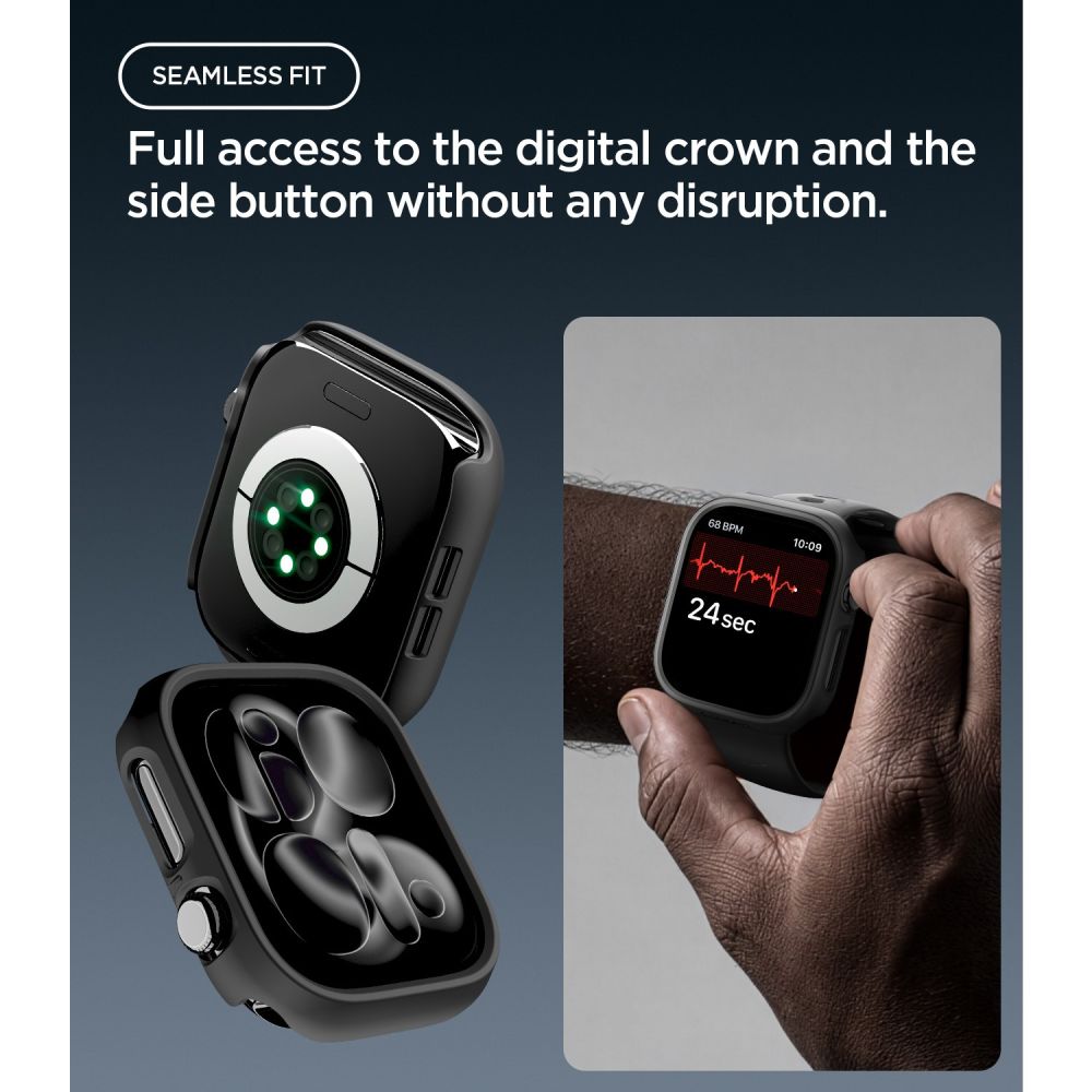 Spigen Thin Fit Case for Apple Watch 42mm - Black_8