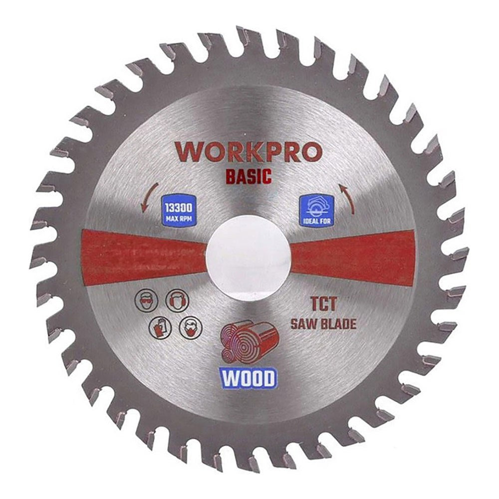 Lâmina de serra circular tct para madeira, básica, ø115 x 22,2 mm x 36 dentes_0