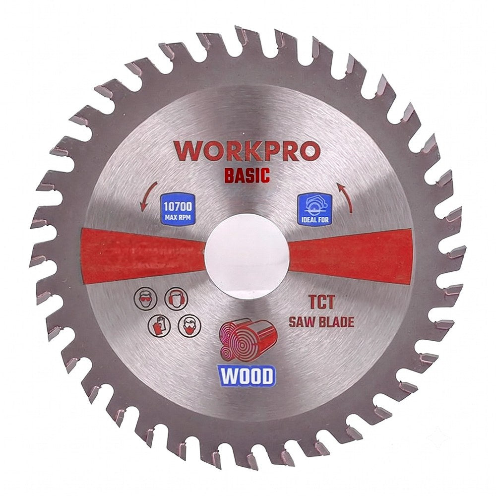 Disco de serra circular tct para madeira, basic, ø125 x 22,2 mm x 36 dentes_0