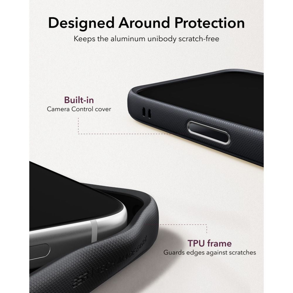 ESR Leather Kickstand MagSafe Case for iPhone 18 Pro / 17 Pro - Black_7