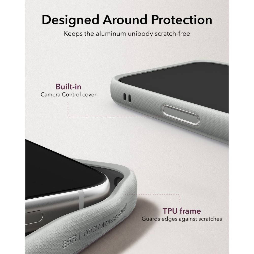ESR Leather Kickstand MagSafe Case for iPhone 18 Pro Max / 17 Pro Max - Gray_7