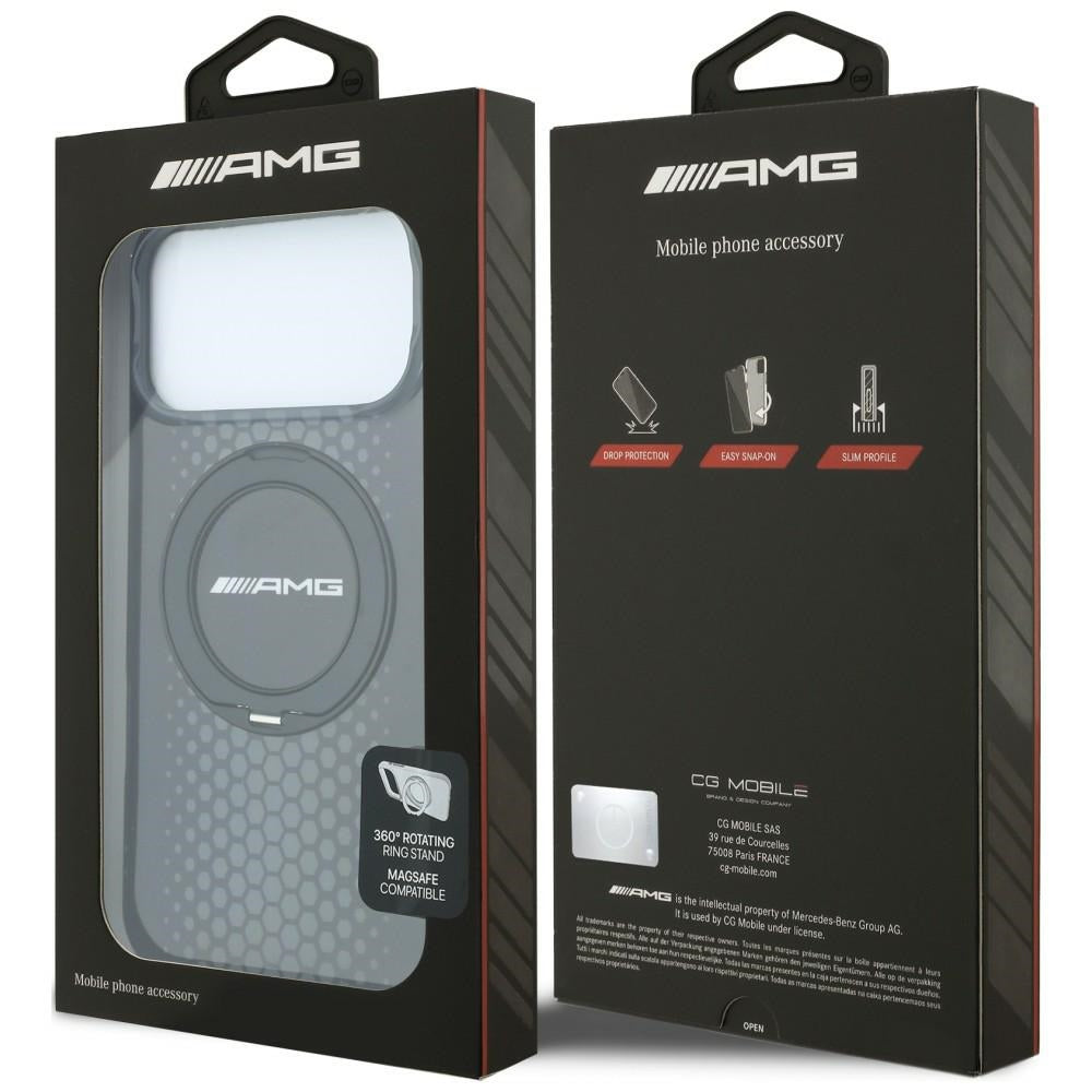 Mercedes AMG IML Double Layer Urban Line with Ring Stand MagSafe Case for iPhone 18 Pro Max / 17 Pro Max - Black_7