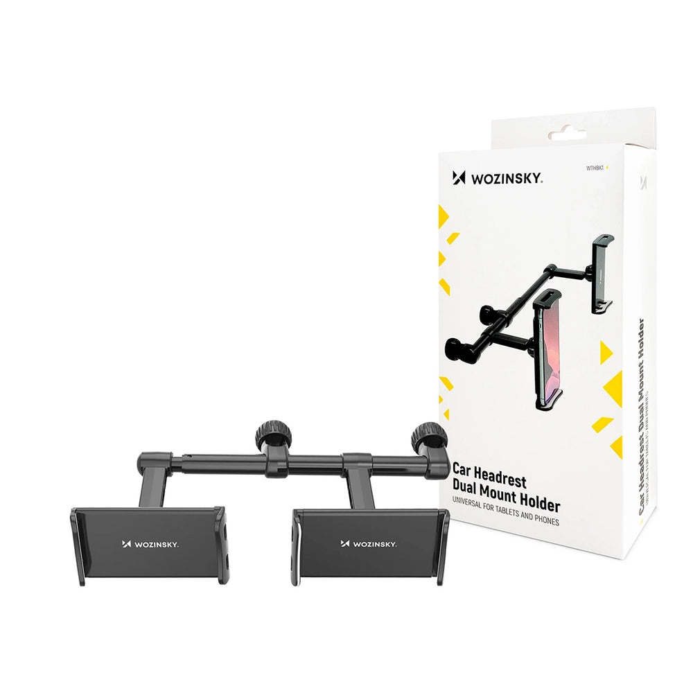 Wozinsky Double Headrest Car Phone Holder Black (WTHBK1) - OUTLET_13