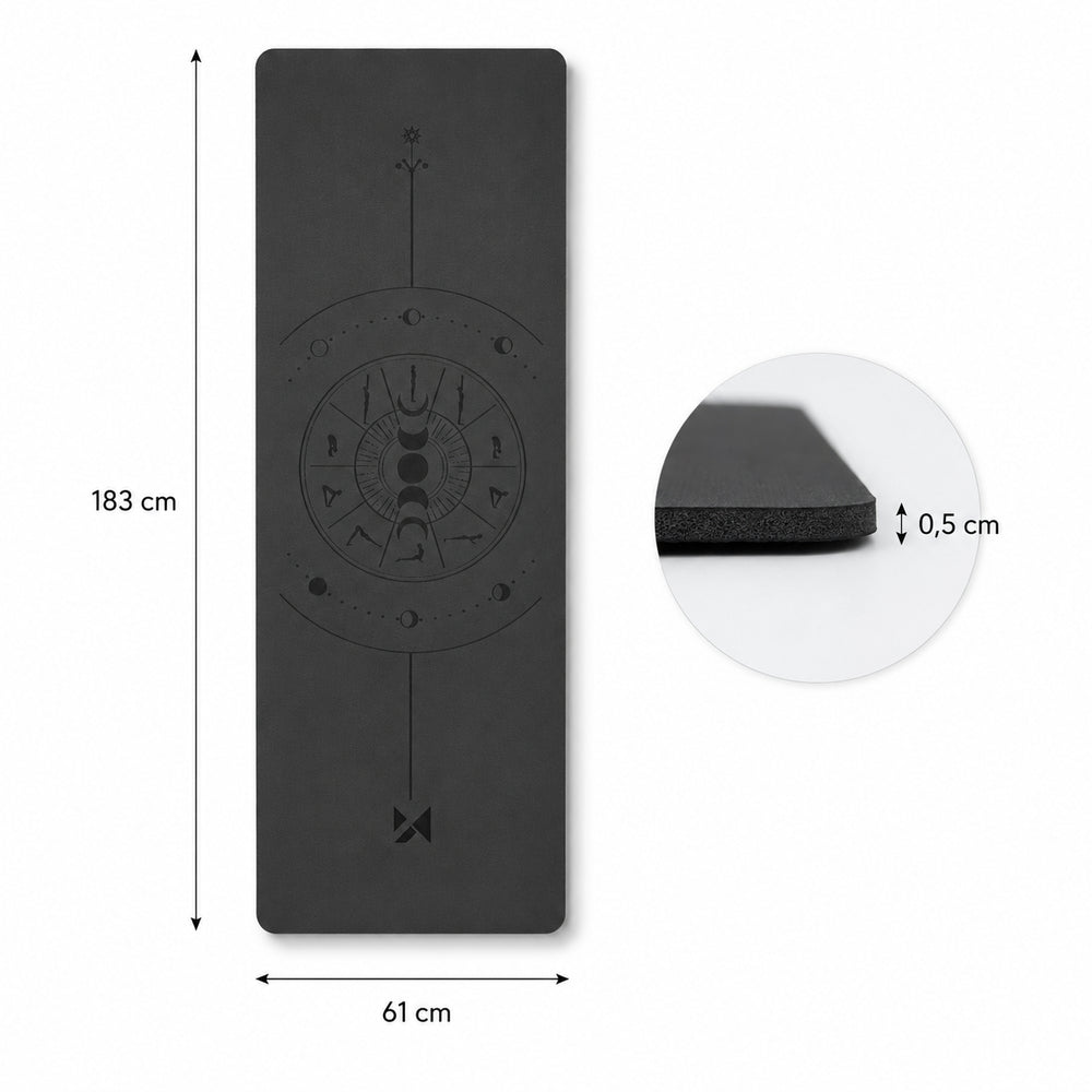 Wozinsky WNSP-NKB 183 x 61 x 0.5 cm natural rubber yoga mat - black - OUTLET_4