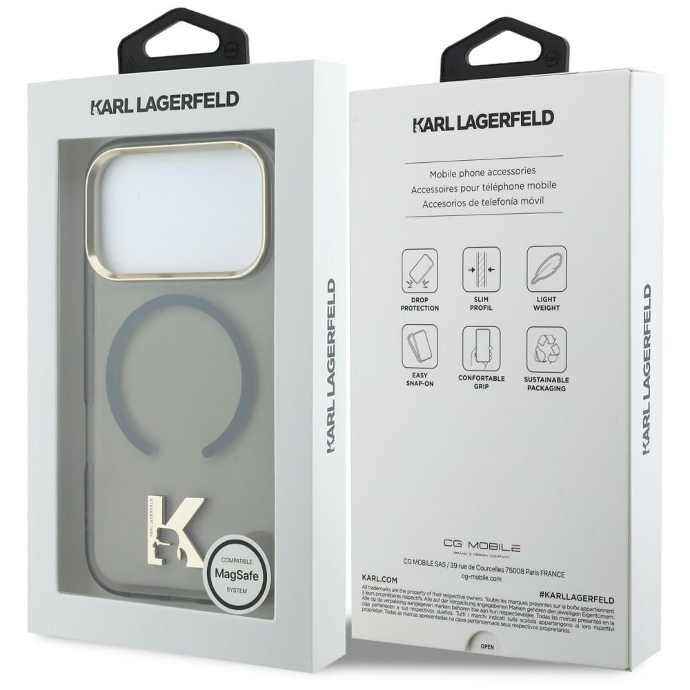 Karl Lagerfeld IML K Head Case for iPhone 18 Pro Max / 17 Pro Max - Black_7