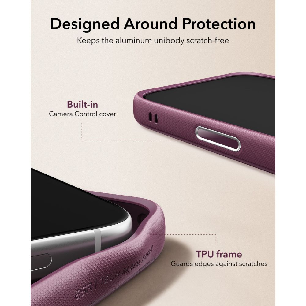 ESR Atelier Kickstand MagSafe Case for iPhone 18 Pro / 17 Pro - burgundy_7