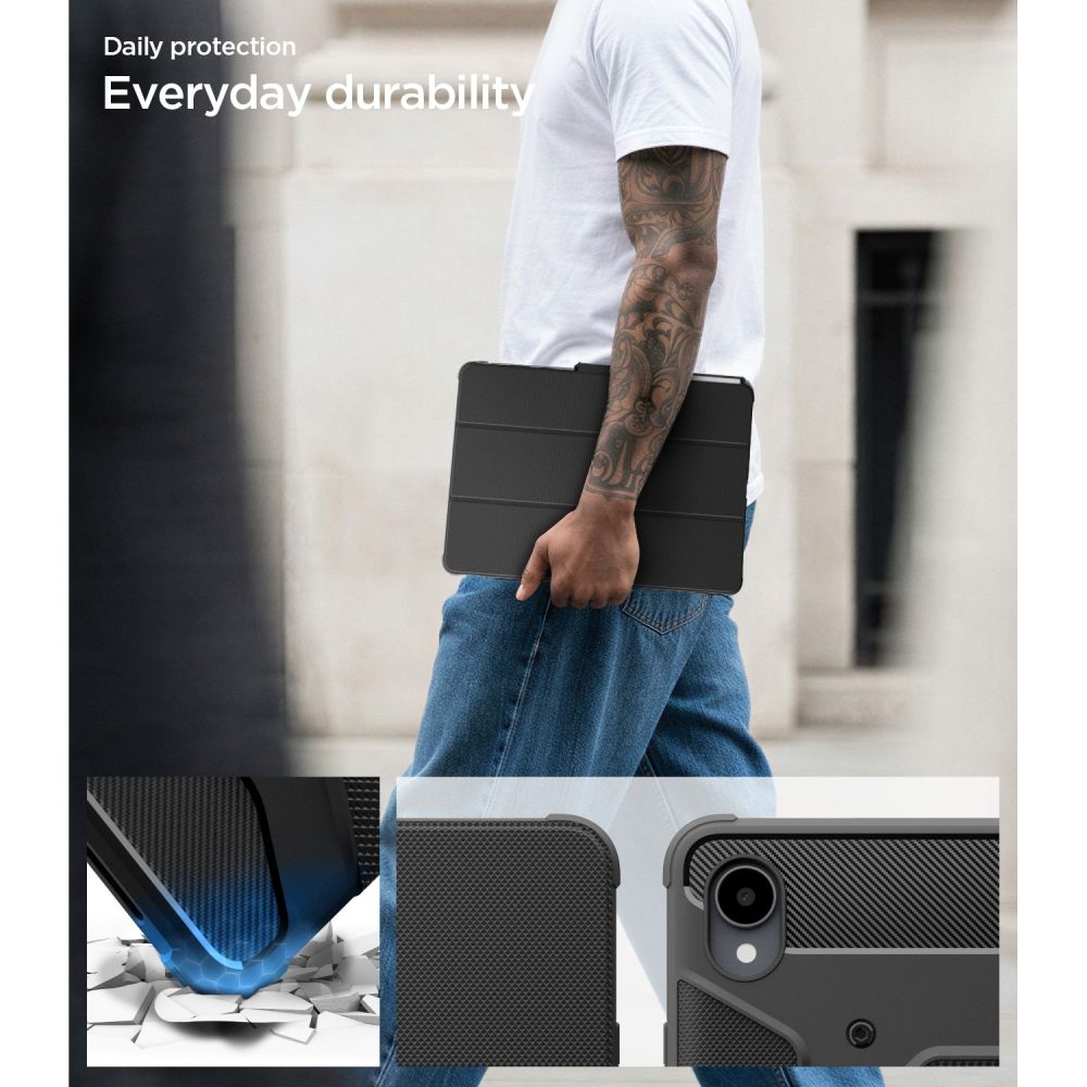 Spigen Rugged Armor Pro Case for Samsung Galaxy Tab S12+ 12.6" - Matte Black_12