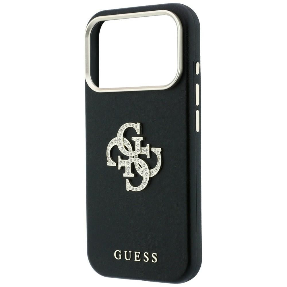 Etui Guess Smooth & Big Strass Logo & Strap do iPhone 18 Pro / 17 Pro czarny_6