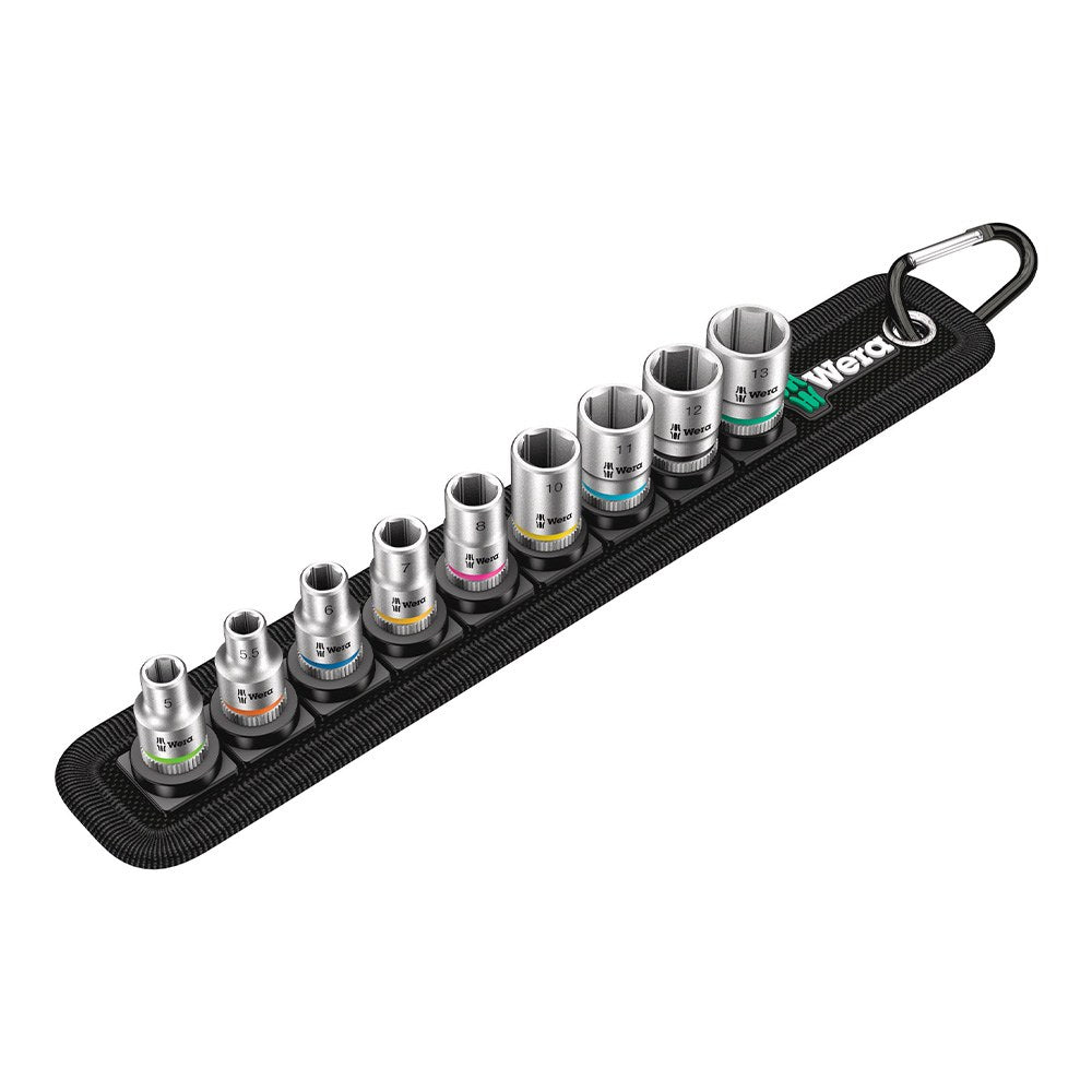 Chave de Soquete WERA / 9 peças / Preto / 1403785_0