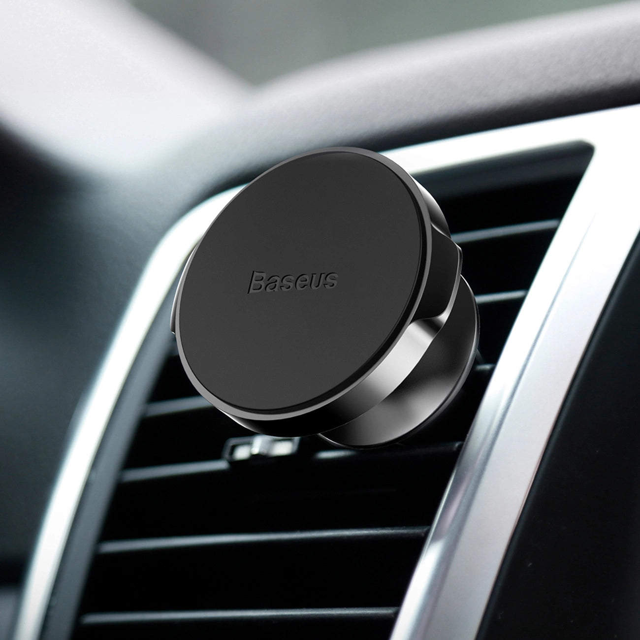 Baseus Small Ears Series SUER-A01 magnetic car air vent holder - black_24