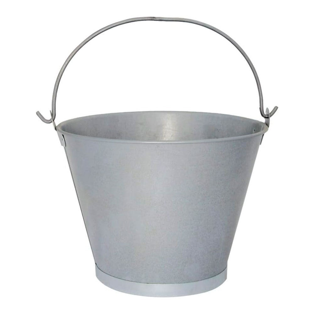 Balde cônico galvanizado com alça lisa, 8 l, ø30,5 x 23 cm_0