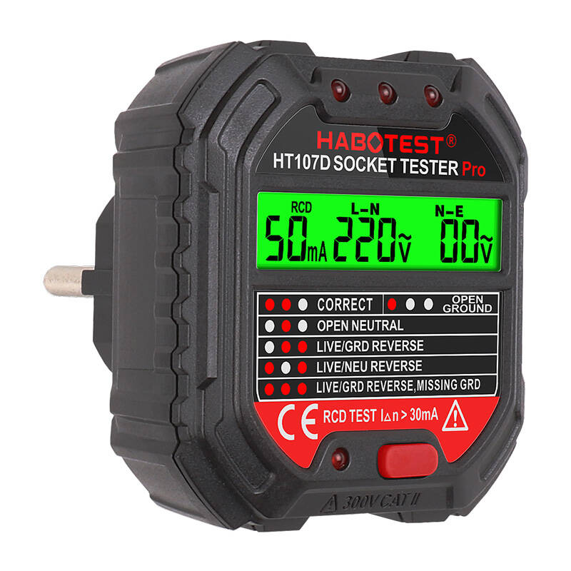 Socket tester with digital display Habotest HT107D_2